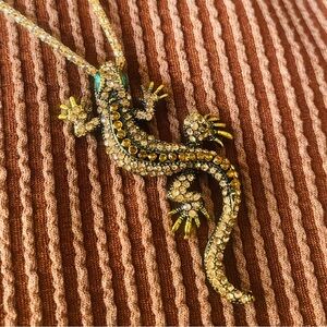 Source Unknown Sparkling Reptile Pendant